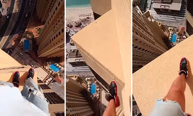 Selfie Nekat `Stuntman` Rusia di Lantai 43 di Sofitel Hotel Dubai